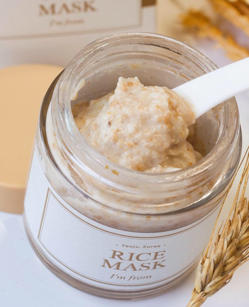 Mặt Nạ Dưỡng Trắng Da, Mờ Thâm Nám Chiết Xuất Từ Gạo I'm From Rice Mask 110g + Tặng Kèm Băng Đô Rửa Mặt