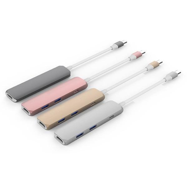 Cáp HYPERDRIVE USB TYPE-C HUB WITH 4K HDMI - Hàng Chính Hãng