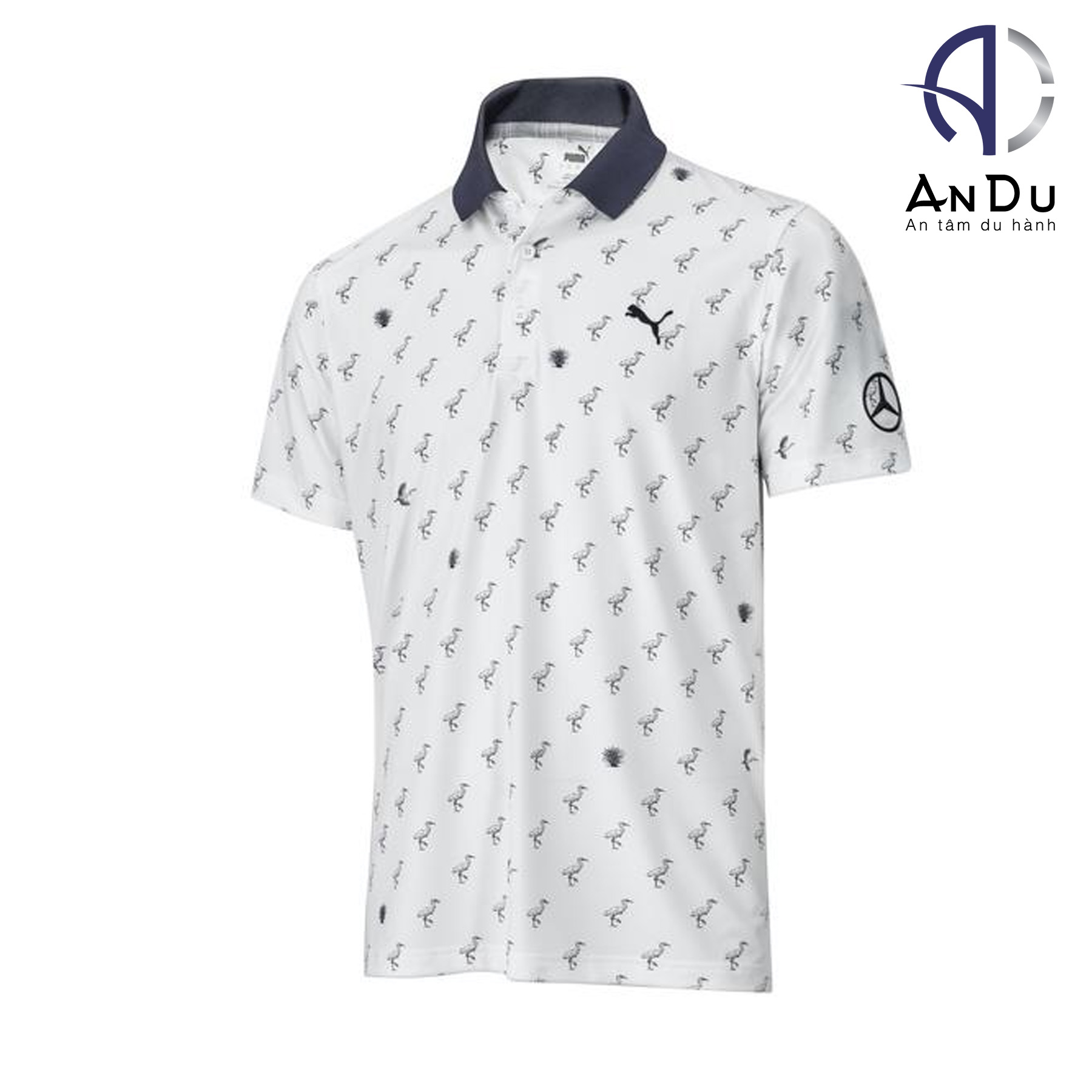 ÁO POLO NAM CHƠI GOLF MERCEDES-BENZ - B66450581 MEN'S POLO SHIRT