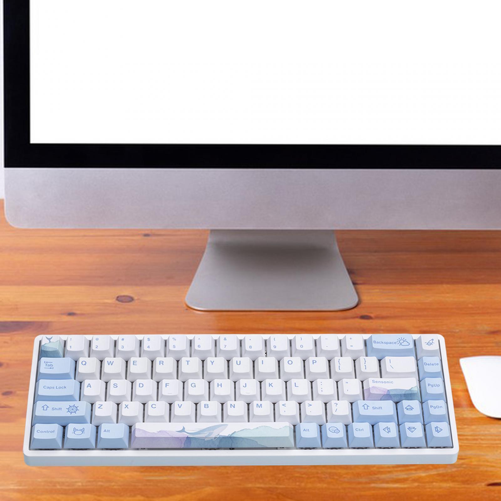 129 Keys PBT Keycaps Set Durable Theme for Mechanical Keyboards