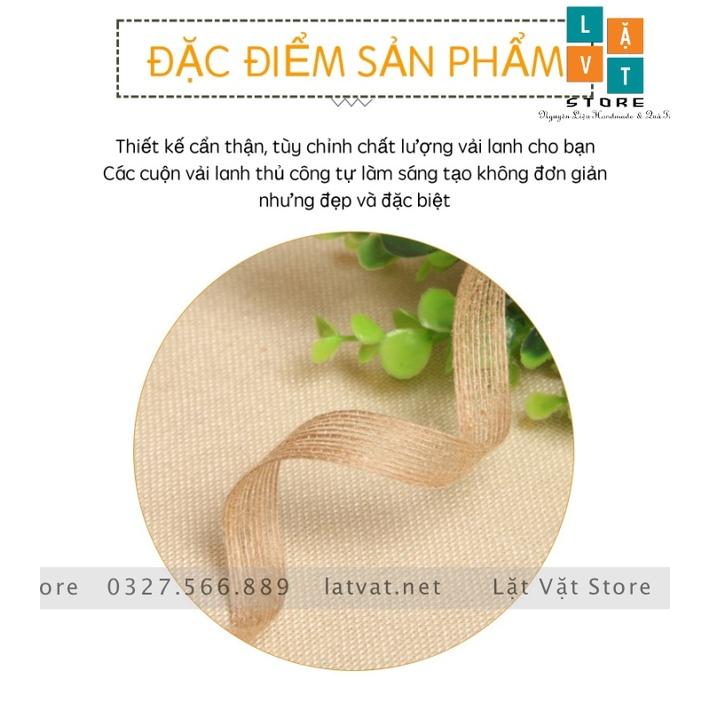 Ruy băng DIY lụa ephedra sáng tạo từ cây gai dầu trang trí, handmade, tiệc cưới, Giáng sinh- ribbon Decor