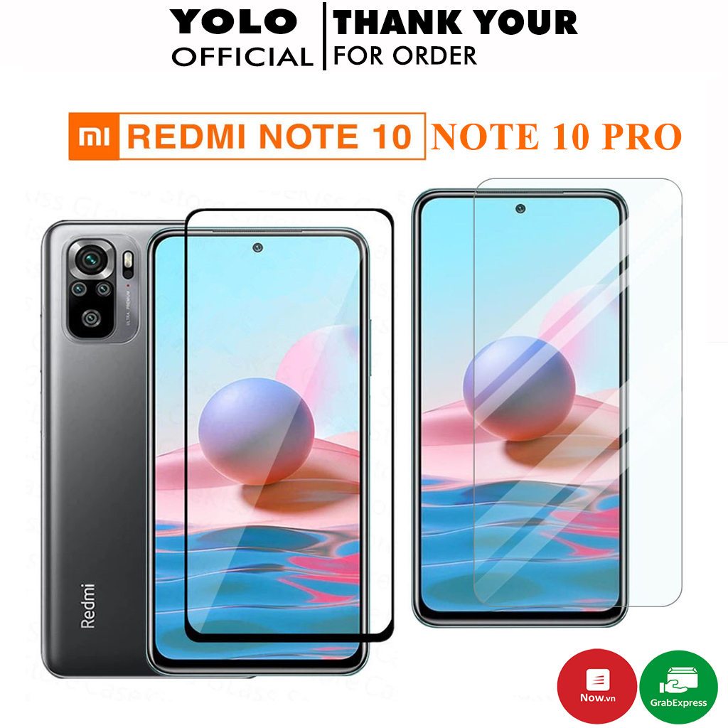 Kính Cường Lực dành cho Redmi Note 10 Note 10s Note 10 Pro