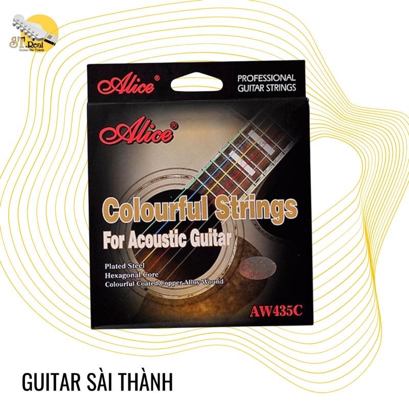 Dây Đàn Guitar Acoustic Alice AW435C - Nhiều Màu