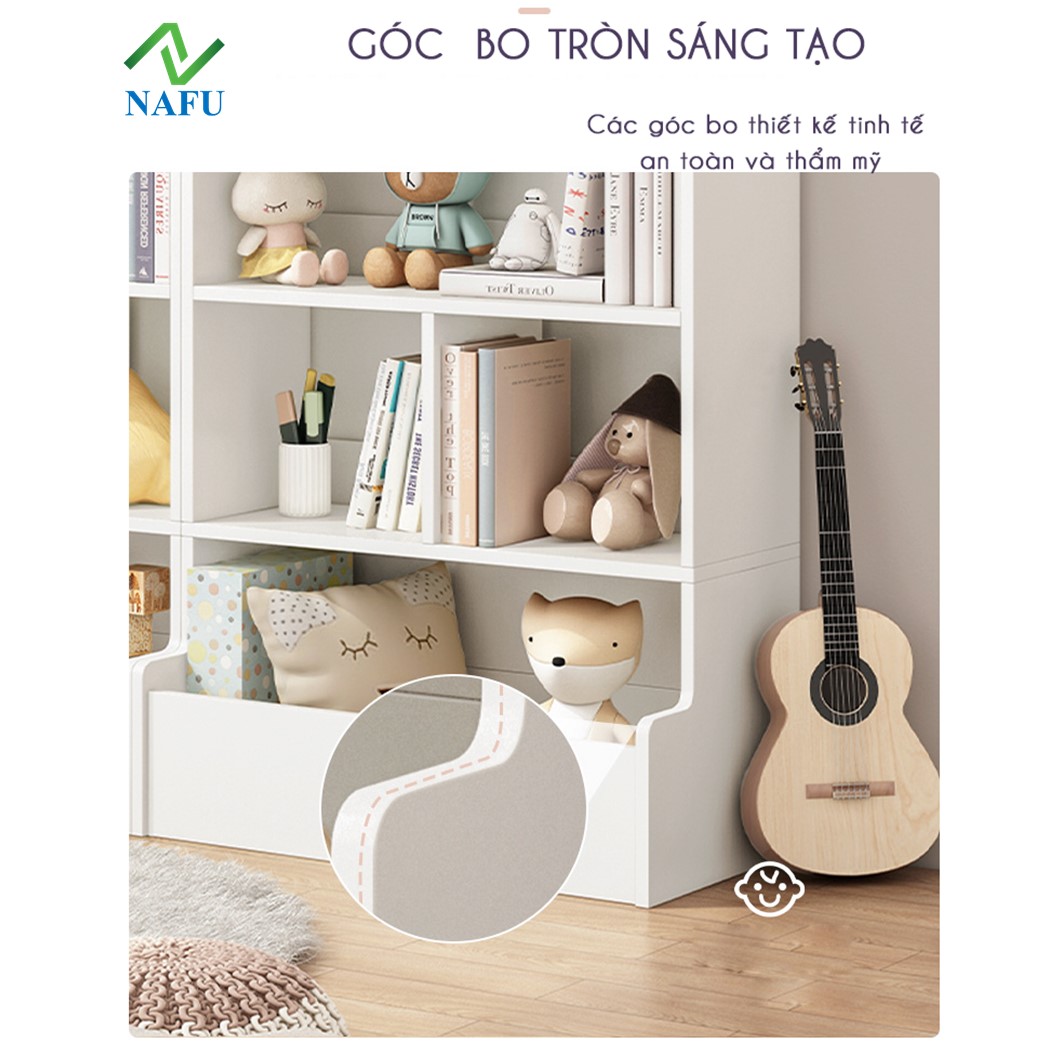 Kệ Sách Cho Bé Chil Shelf, Tủ Để Đồ Chơi Cho Bé Nhỏ Gọn, An Toàn Thân Thiện Tiện Lợi GP158