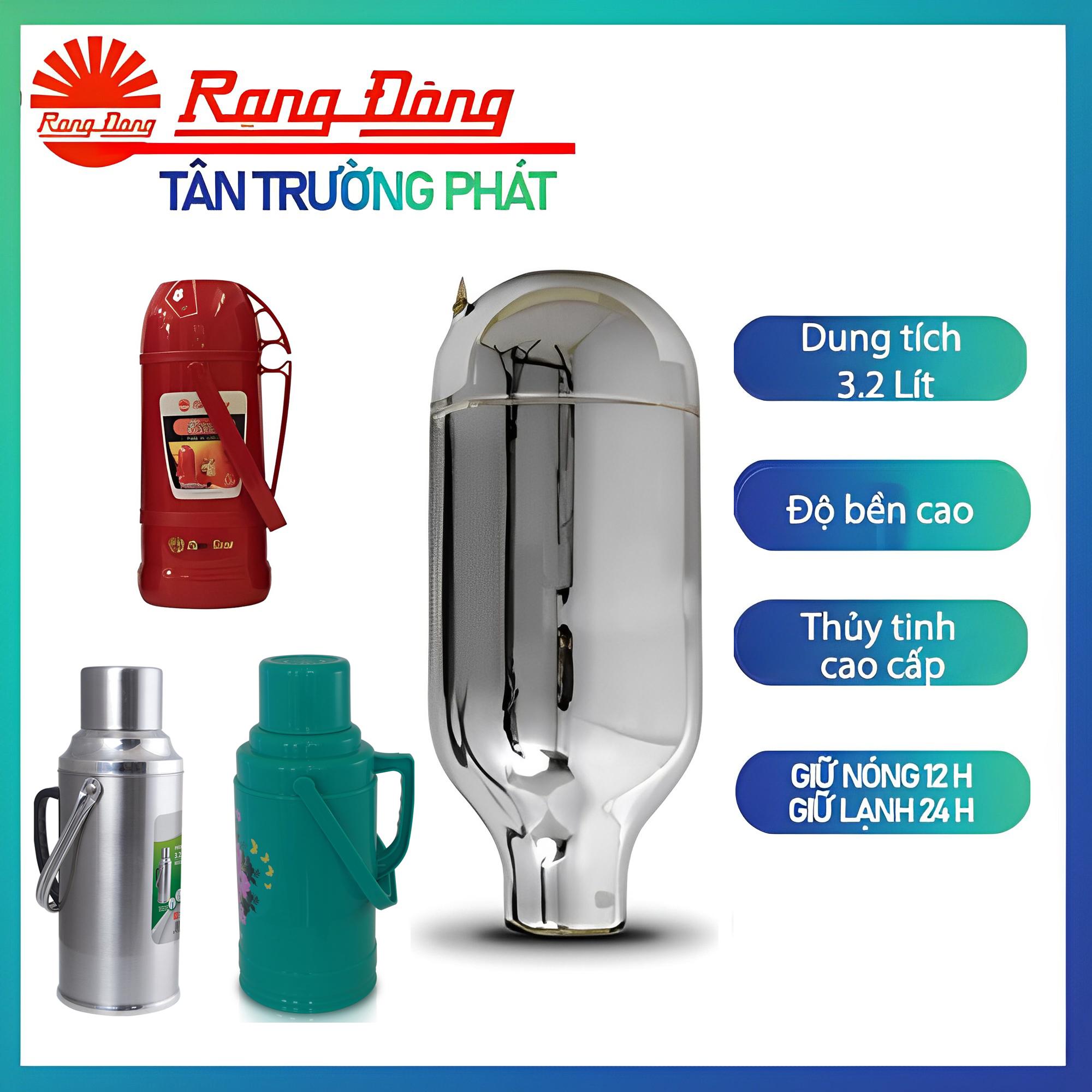 Ruột phích  3.2 lít Ruột phích thay thế cho phích RD-3245 Chất liệu thủy tinh cao cấp