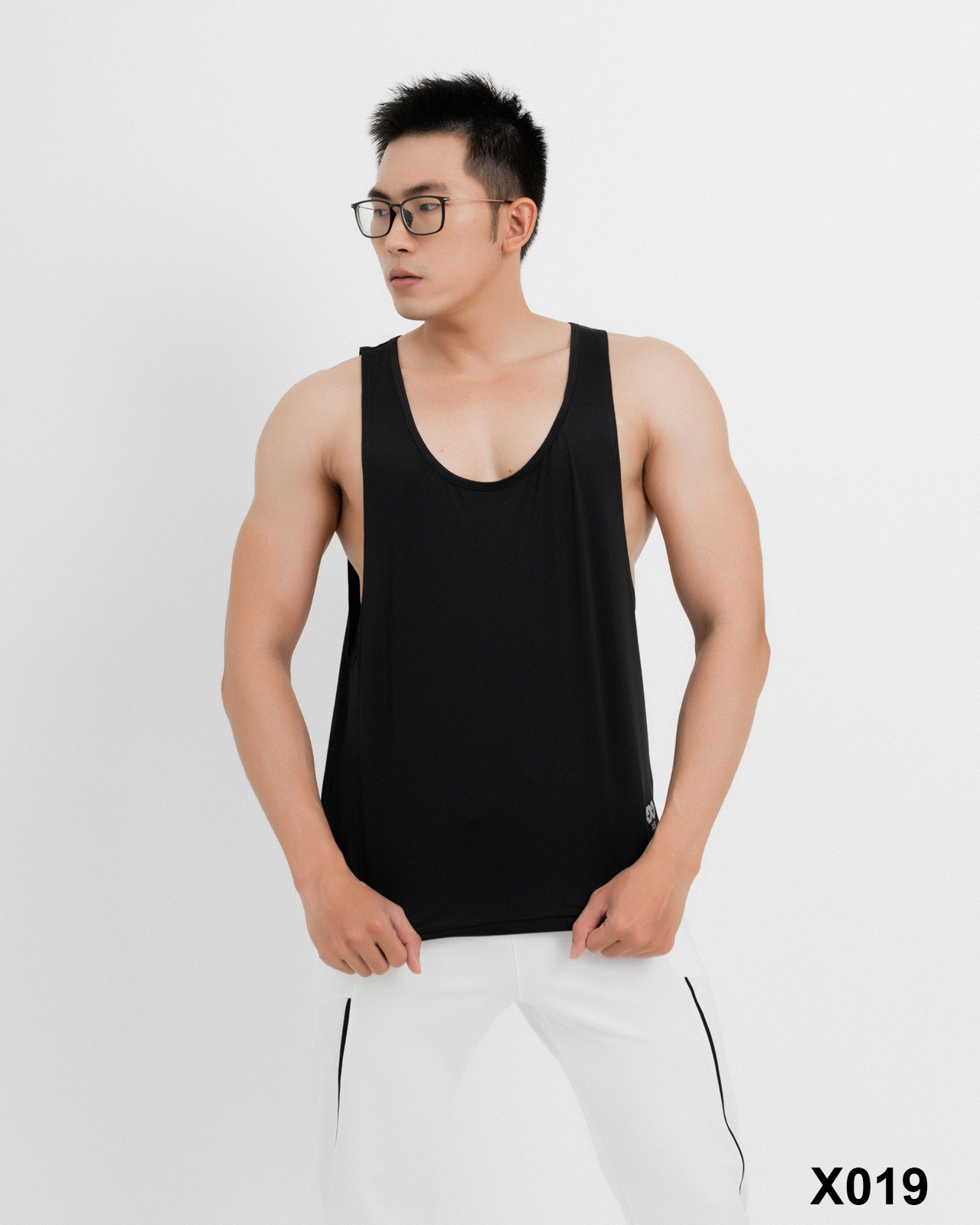 Áo Ba Lỗ Thể Thao Nam Tập Gym Form Rộng Dây Nhỏ Chạy Bộ Bóng Rổ - X9 Sportswear - X019