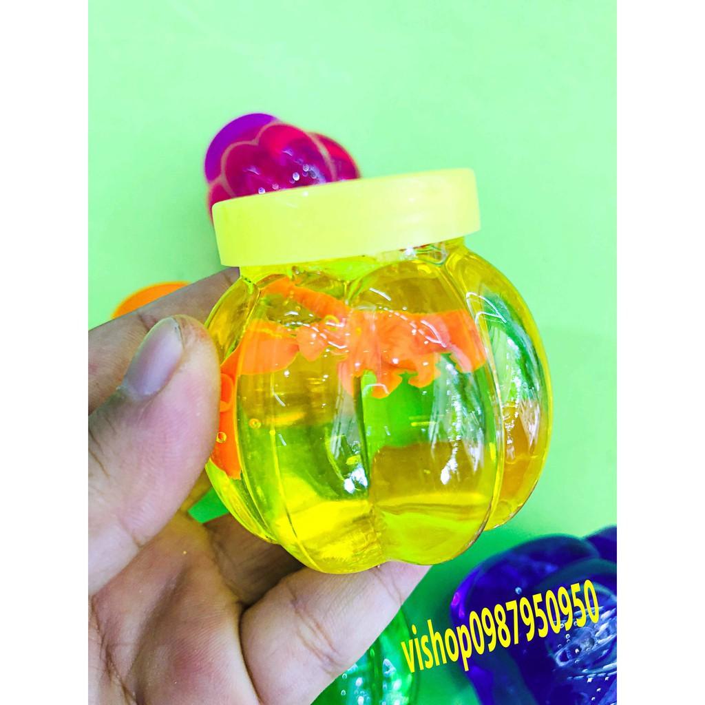 slime bí ngô có hình khủng long - slime mềm dẻo mã EDY62 Btu9z