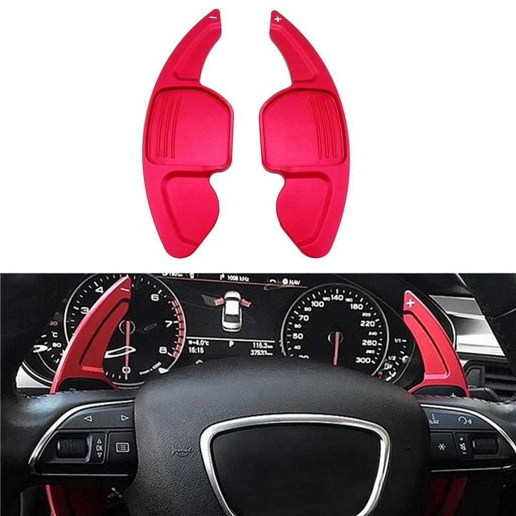 Paddle Shifter Extension Durable for  A3 A4L A5 A6 A7 A8 S5 Q5 Red