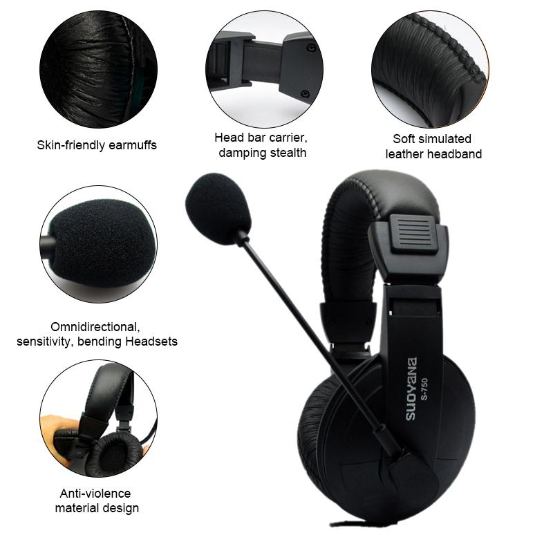 Thời Trang Chất Lượng Tốt Chơi Game Game Stereo Tai Nghe Tai Nghe Tai Nghe Chụp Tai Kèm Mic Cho Máy Tính Máy Tính Game Thủ Skype