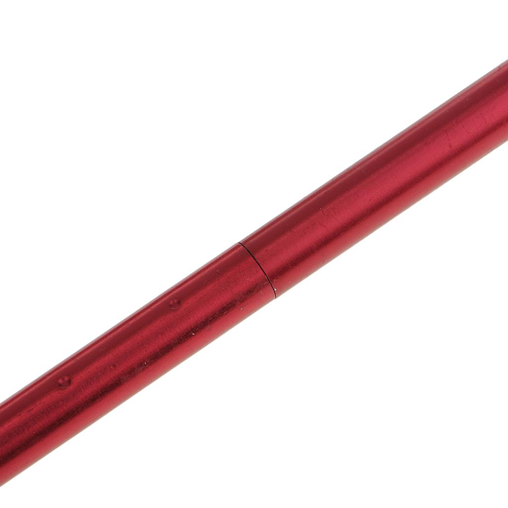 2xBackpacking Awning Tent Poles Bar Travel Camping Dark Red Φ9.5 Mm 420 Cm