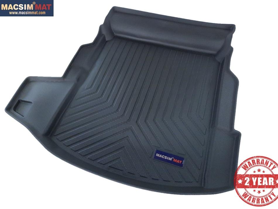 Thảm lót cốp Audi A8 2019-đến nay nhãn hiệu Macsim chất liệu TPV cao cấp màu đen