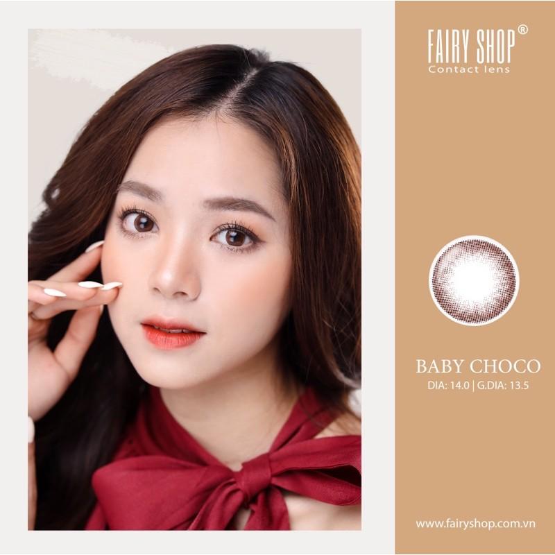 Kính áp tròng Baby Choco 3Da choco 14.0mm - FAIRY SHOP CONTACT LENS