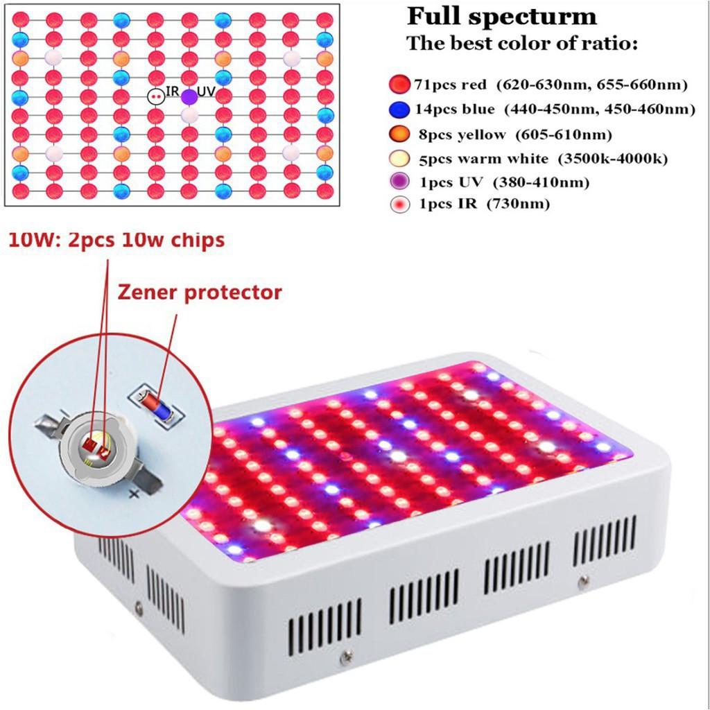 Đèn LED phát triển cây công suất cao 300w