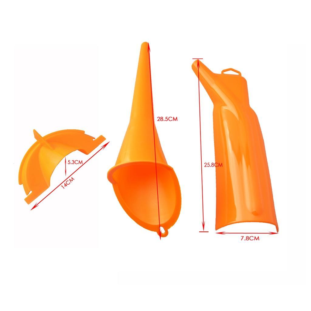 SET OF 3 Car Motorcycle Funnel Oil Water Gas Fuel & Filter