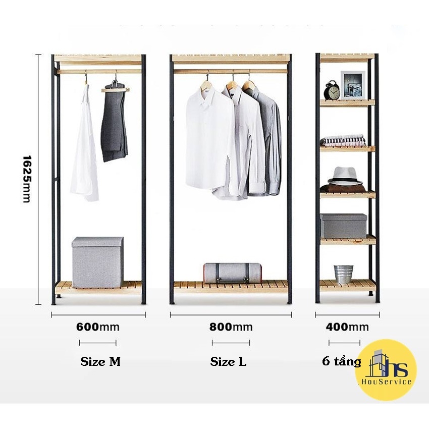 Kệ treo quần áo size L, Đơn giản, Tinh tế và sang trọng, sản phẩm xuất khẩu Hàn Quốc, đạt chất lượng Hàn Quốc