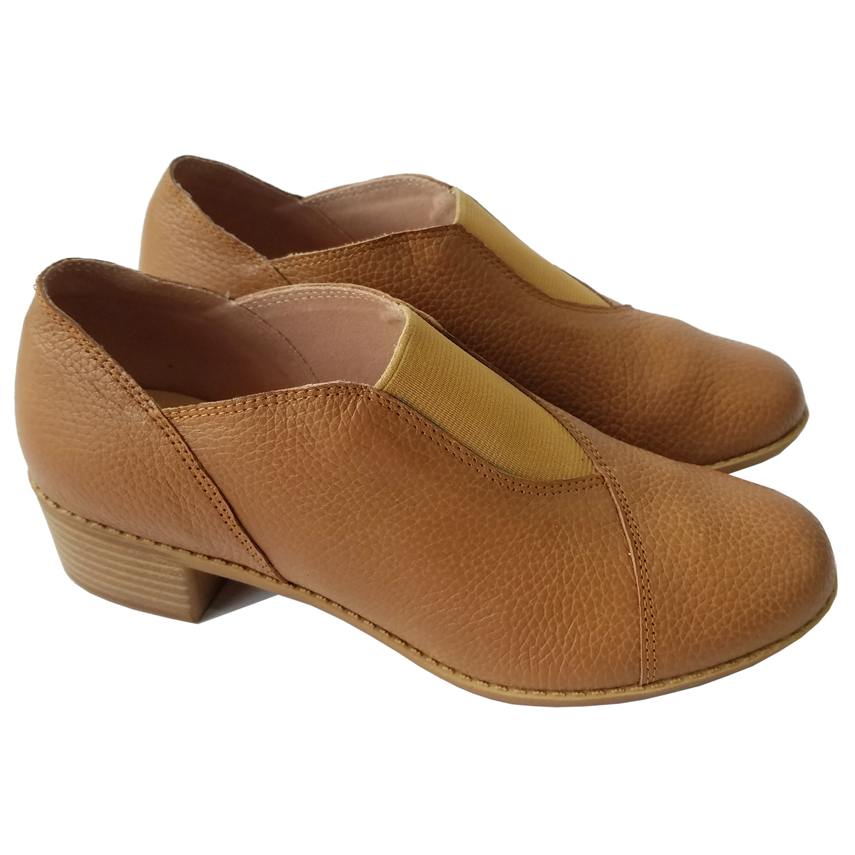 Giày Cao Gót Nữ Da Bò Thật BIGGBEN Cao 4 Phân GCG21