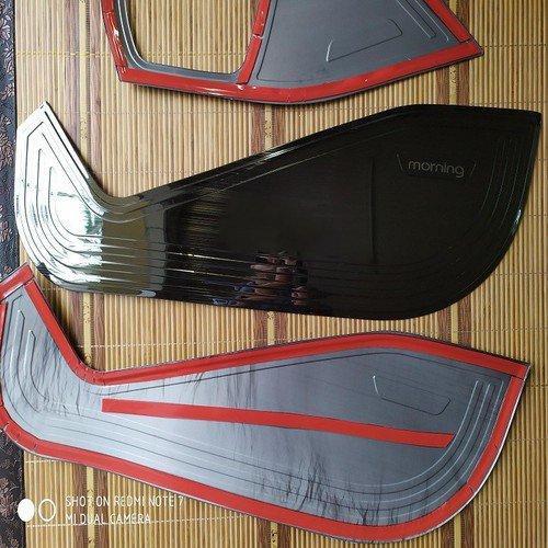 Ốp chống xước tabli cánh cửa dành cho Morning 2013-2019 titan