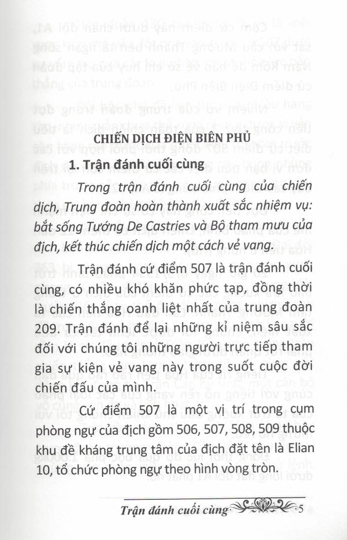 Trận Đánh Cuối Cùng -Truyện Ký