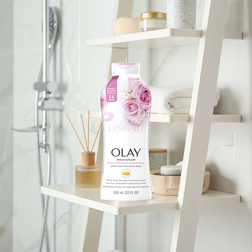 Sữa tắm Olay Fresh Outlast Body Wash (650ml) - Hàng chính hãng