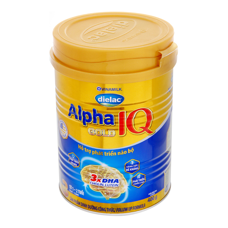 Sữa Bột Vinamilk Dielac Alpha Gold IQ Step 3 Hộp Thiếc