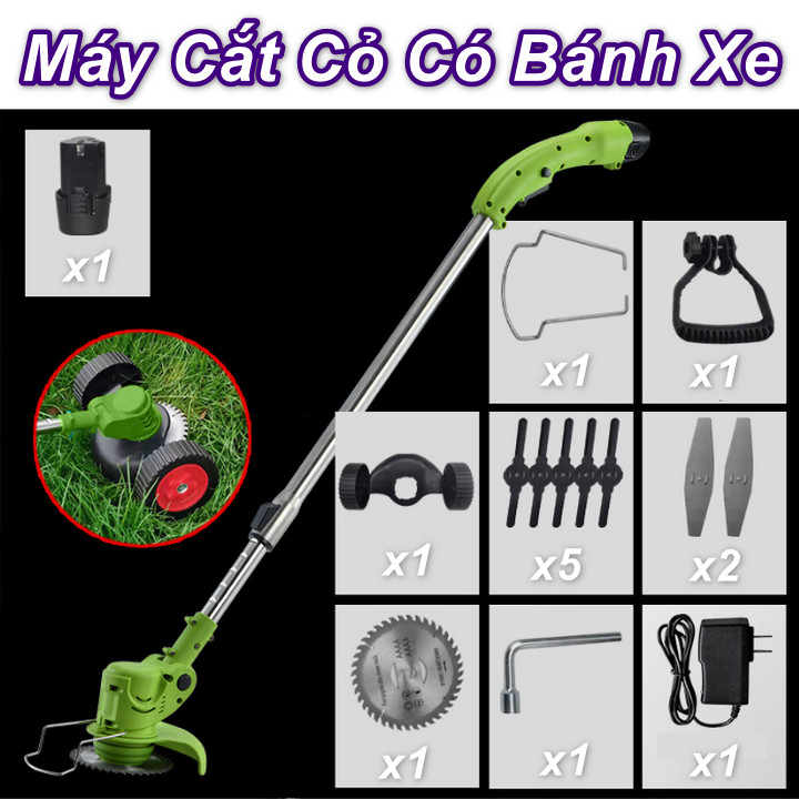 Máy Cắt Cỏ Có Bánh Xe