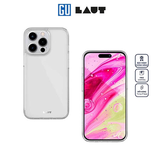 Ốp LAUT Crystal X Dành Cho iPhone 14 Series Mặt Lưng Xử Lý Bằng Lớp Phủ Chống Bám Vân Tay Để Giữ Điện Thoại Của Bạn Hàng Chính Hãng