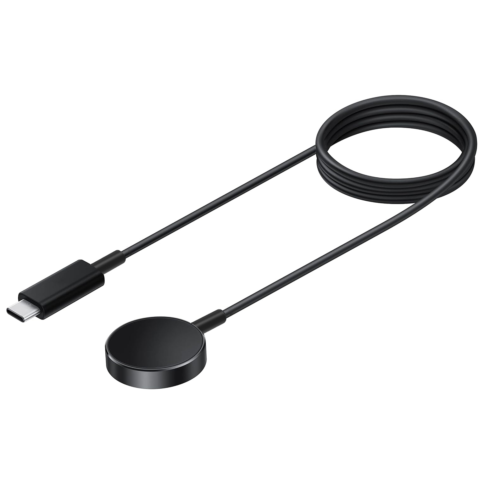 Dock sạc kim loại cho đồng hồ Samsung Galaxy Watch 4 / 4 Classic / Watch 5 / 5 Pro / Watch 6 / 6 Classic / Galaxy Watch 7 / Galaxy Watch Ultra Cổng Type C - Hàng Nhập Khẩu