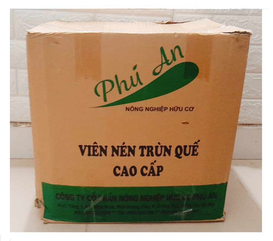 10 Túi Viên Nén Phân Trùn Quế Cao Cấp Hoa Lan - Cây Cảnh, 100% Nguyên Chất, 100% Không Chứa Vi Sinh Vật Gây Hại, Khối Lượng: 1kg/Túi 