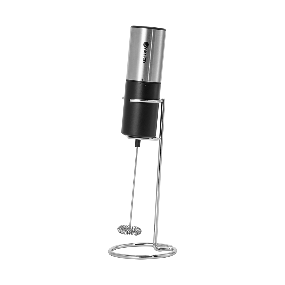 Máy đánh sữa tạo bọt chạy pin Elmich MFE-9137, Hàng chính hãng, inox 304, tặng kèm pin - JoyMall