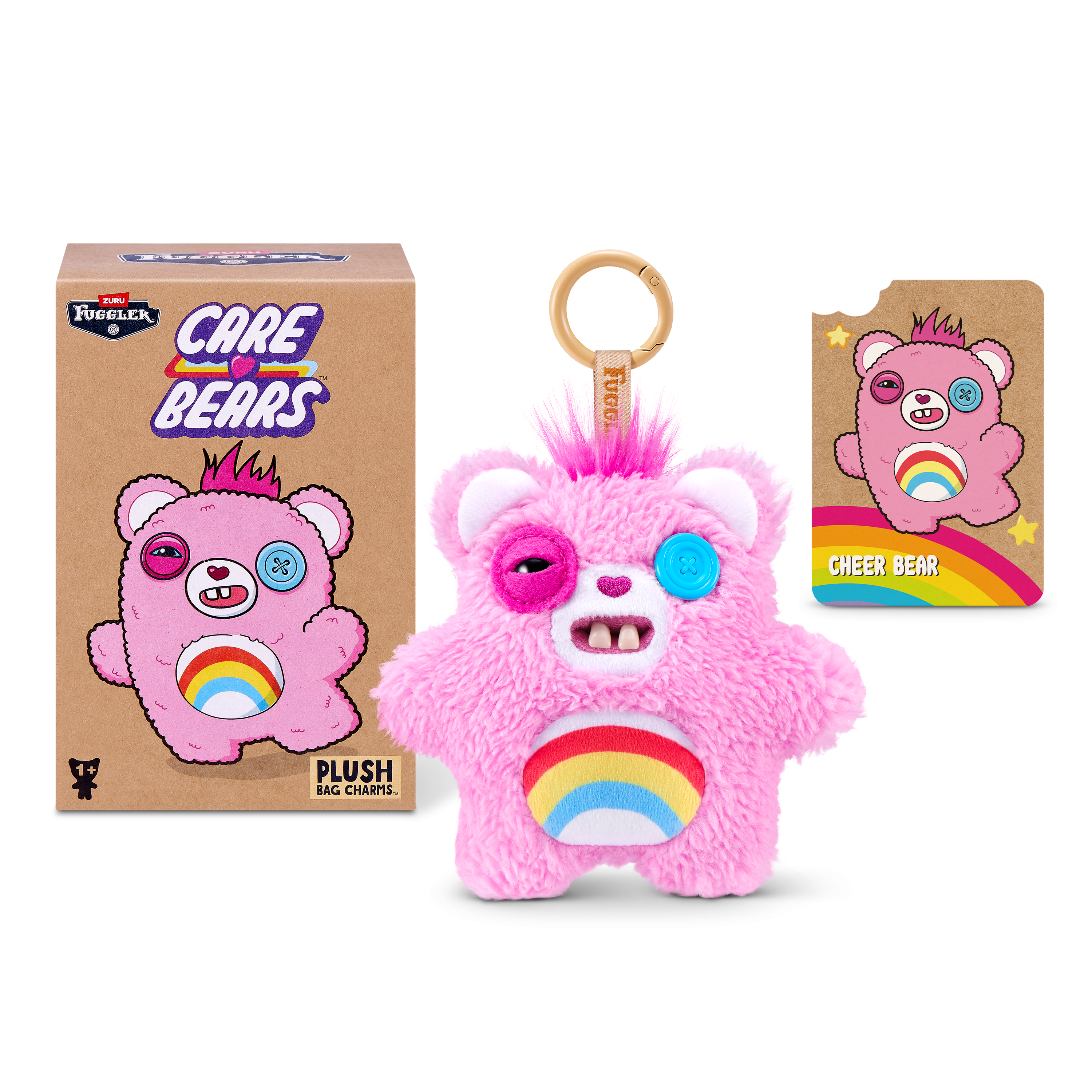 Blindbox Đồ Chơi Sưu Tầm Fuggler Care Bears Keyrings 5 Inch - Zuru Toys 15782