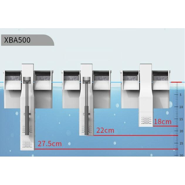 Lọc Thác Cao Cấp SUNSUN XBA-300 Và XBA-500 Có Tích Hợp Lọc Váng Cho Bể Cá Cảnh, Bể Thủy Sinh