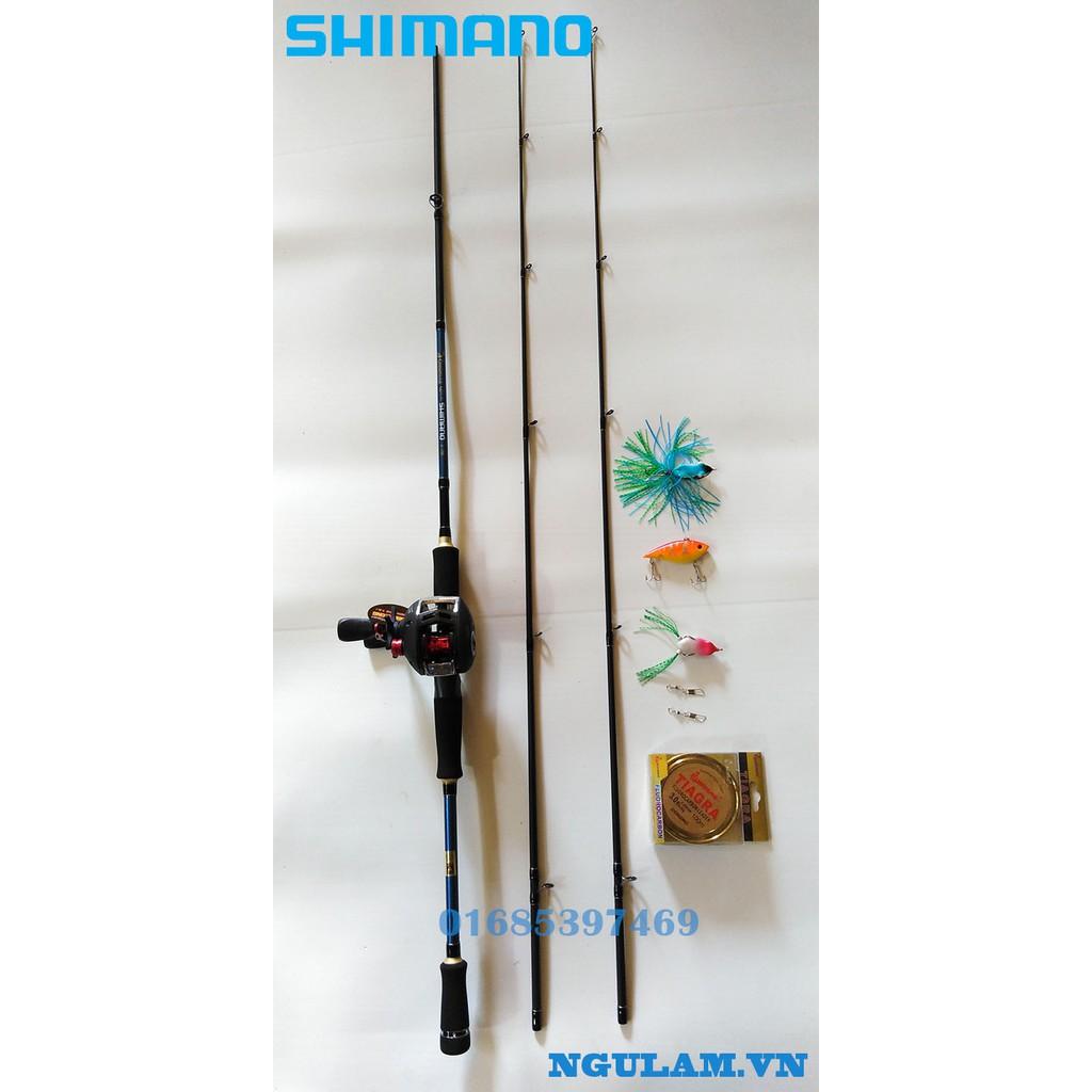 Bộ Cần Câu Lure Máy Ngang Shimano 1m8- 2m1- 2m4