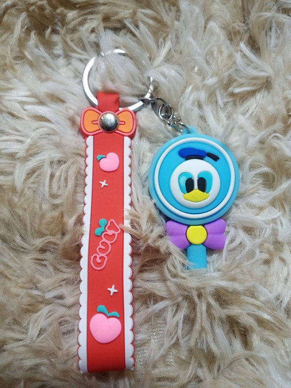 Móc Khoá Hình Chiếc Gương Hình Thú Có Nơ Dễ Thương