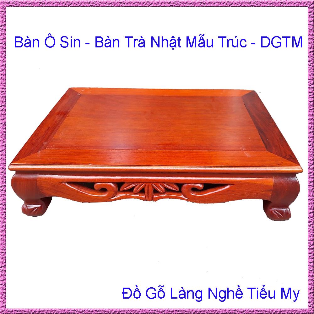 Bàn ô sin trúc, bàn trà nhật, bàn ăn cơm gỗ hương, hàng đẹp bền bỉ với thời gian - 20 x 30 x 12cm