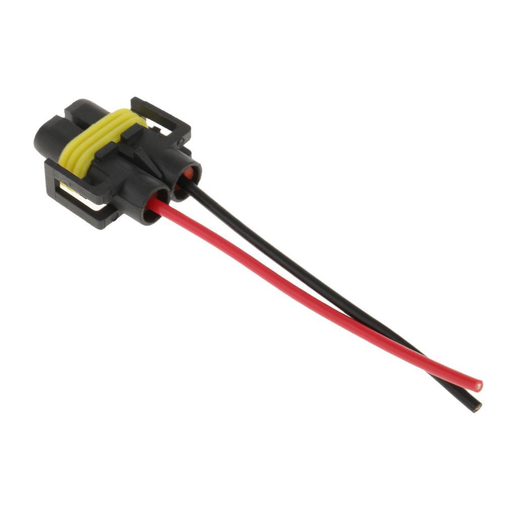10 Pieces Adapter Wiring Harness Sockets Wire For Headlight Fog Light