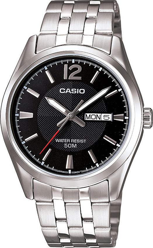 Đồng Hồ Nam Dây Thép Casio MTP-1335D-1AVDF (38mm) - Bạc