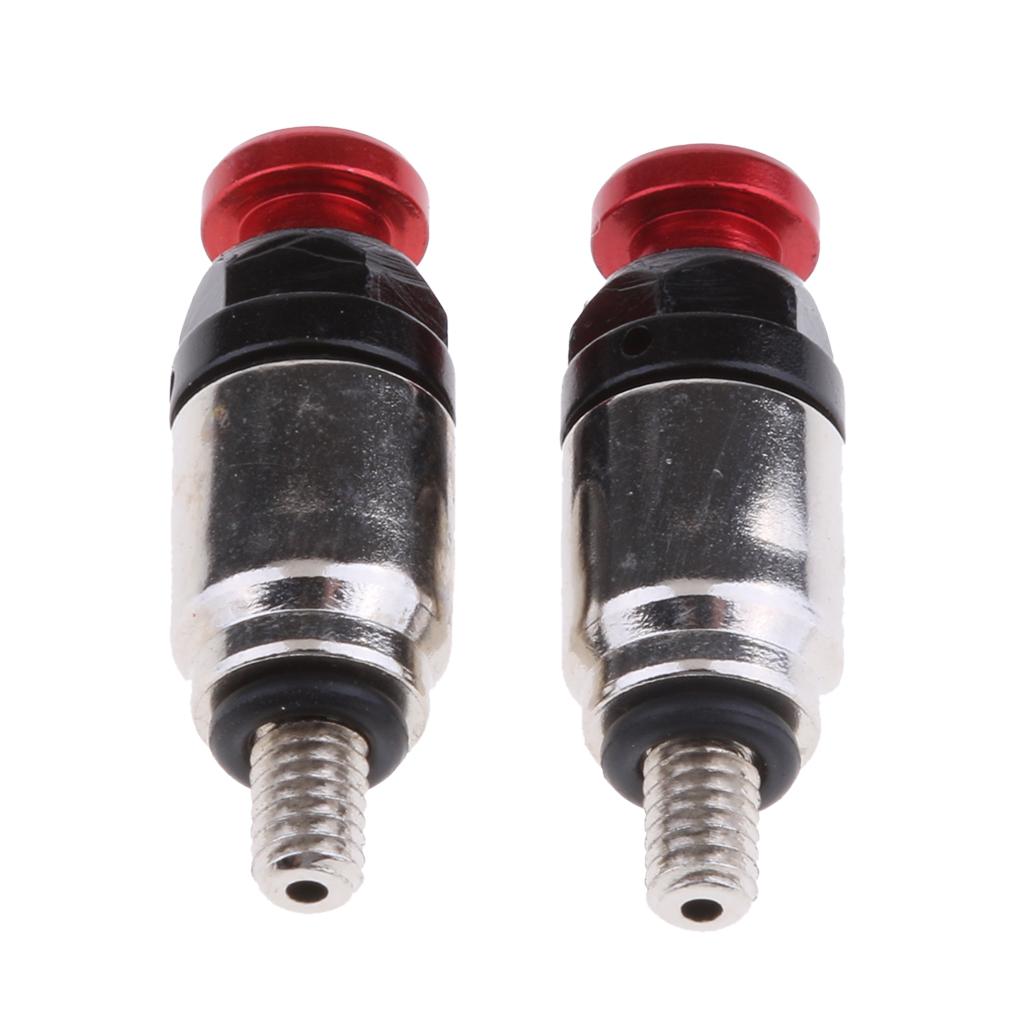 Blue M4 x 0.7mm Dirt Bike Fork Air Bleeder Pressure Relief Valve for