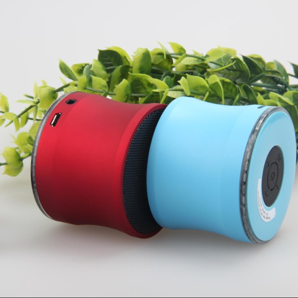 Portable Wireless Bluetooth Speaker Bass HIFI Mic Hands Free for Red