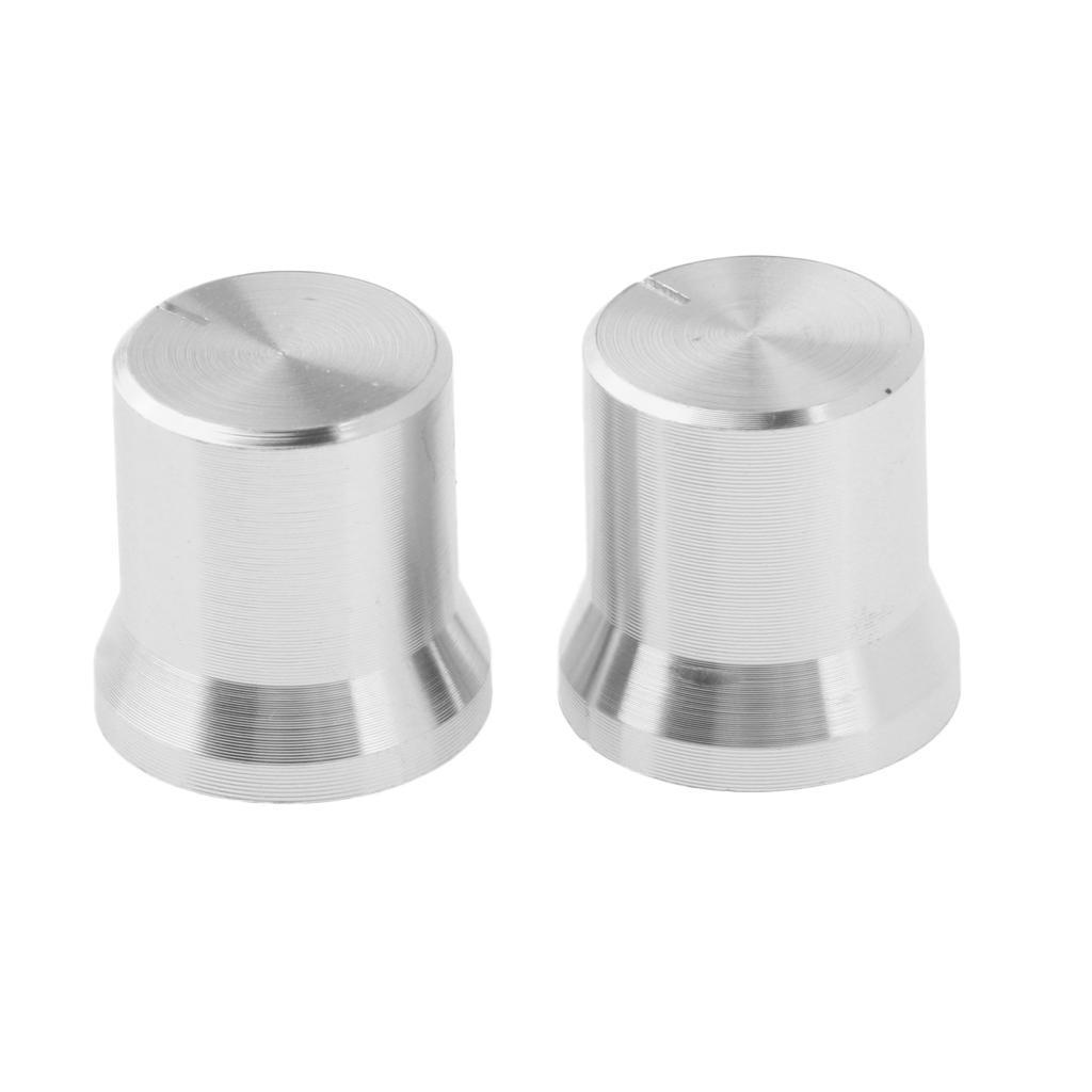 100Piece Aluminum Alloy Anti-Slip Potentiometer Control Knob 15x15mm