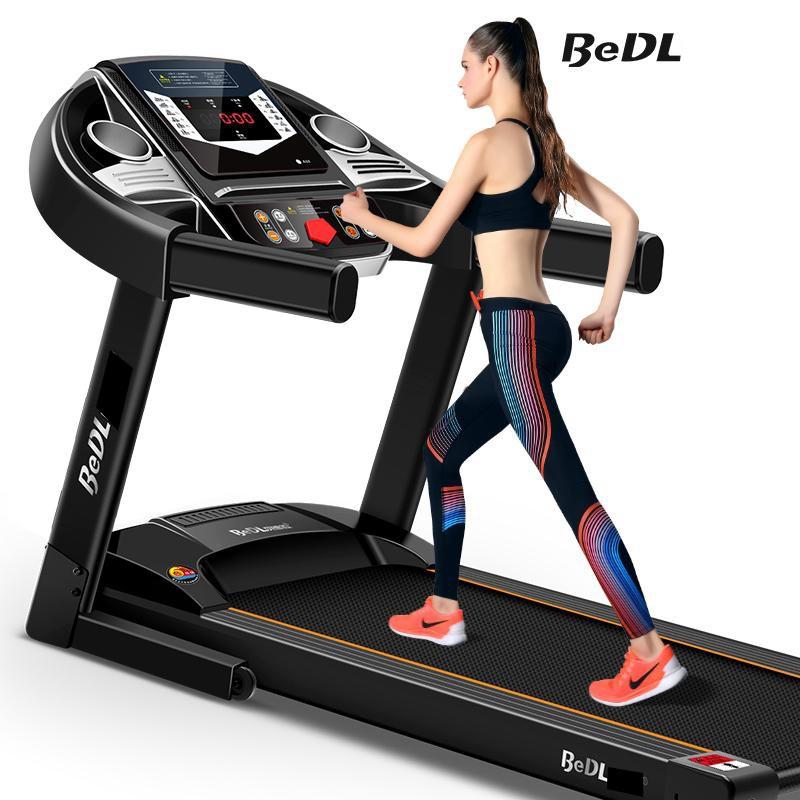 Máy chạy bộ trong nhà máy chạy bộ mini máy tập trong nhà máy gym BEDL có thể gấp gọn chạy điện yên tĩnh có thể phát nhạc