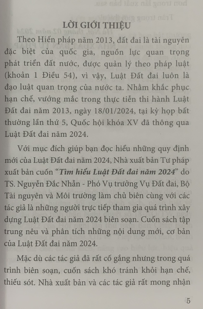 Tìm hiểu Luật Đất đai năm 2024