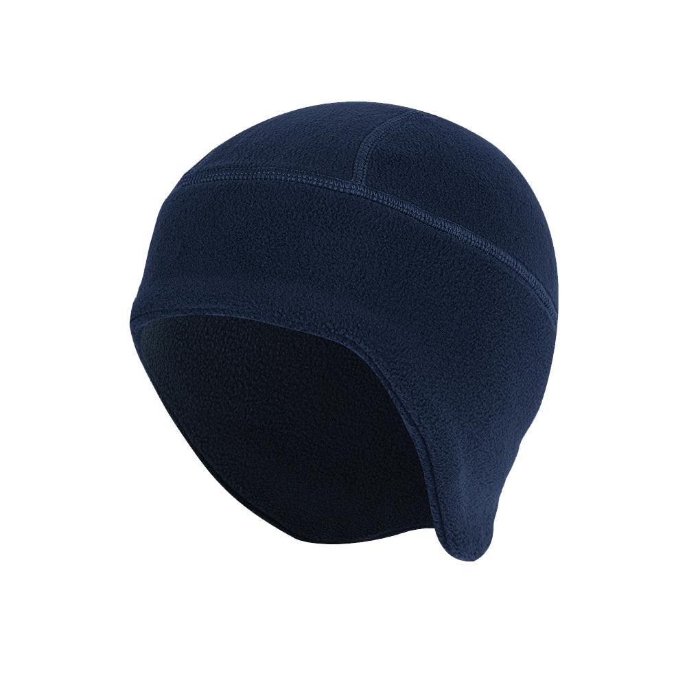 Unisex ấm áp mũ lông cừu bảo vệ tai mũ beanie mùa đông ngoài trời đi bộ đường dài đi câu cá đi xe đạp săn quân quân sự Color: Dark Blue