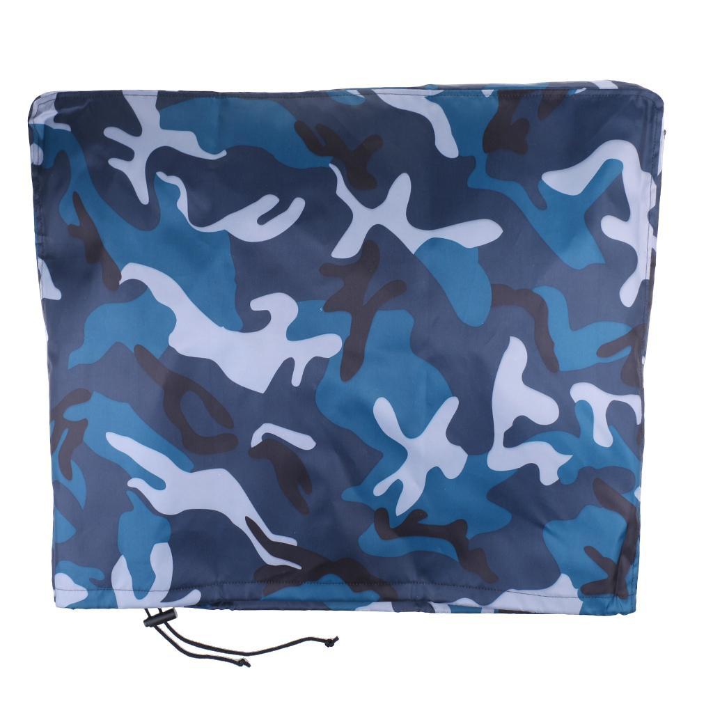 Boat Outboard Motor Protector Dust Guard Cover for 2-15  Engine, 2pcs