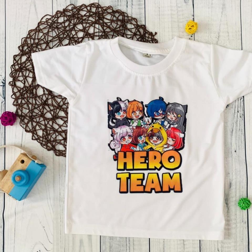 HÓT - Áo thun Hero Team - Mini World - mẫu mới cực ngầu /uy tín chất lượng / co size trẻ em