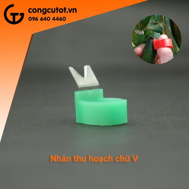 Nhẫn cắt thu hoạch chữ V