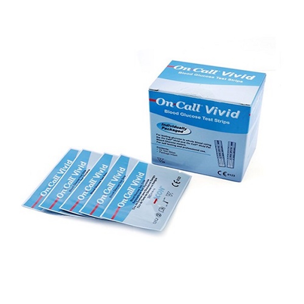 Combo 3 Hộp 25 Que Thử Đường Huyết On Call Vivid - NHẬP KHẨU MỸ