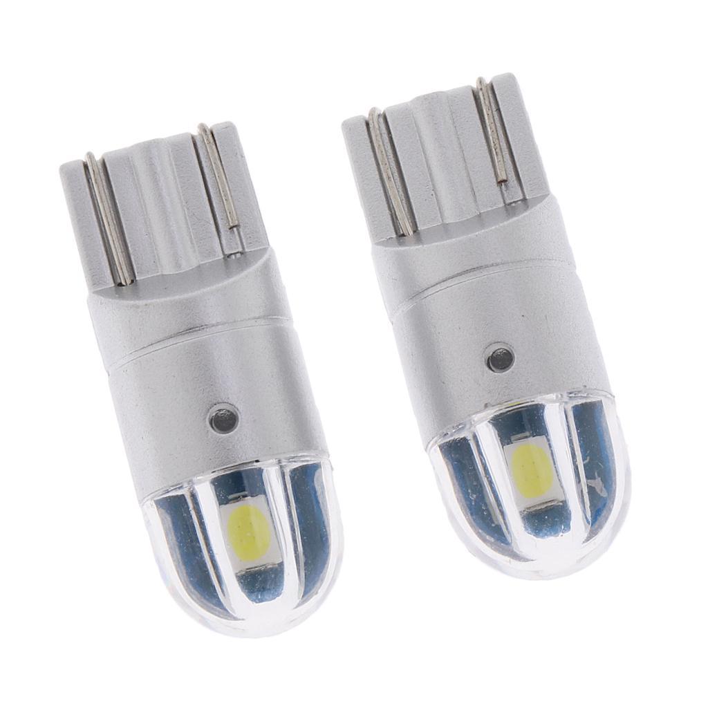 2 Pieces Universal Car 12V T10 3030 2SMD LED Light Lamp Bulb