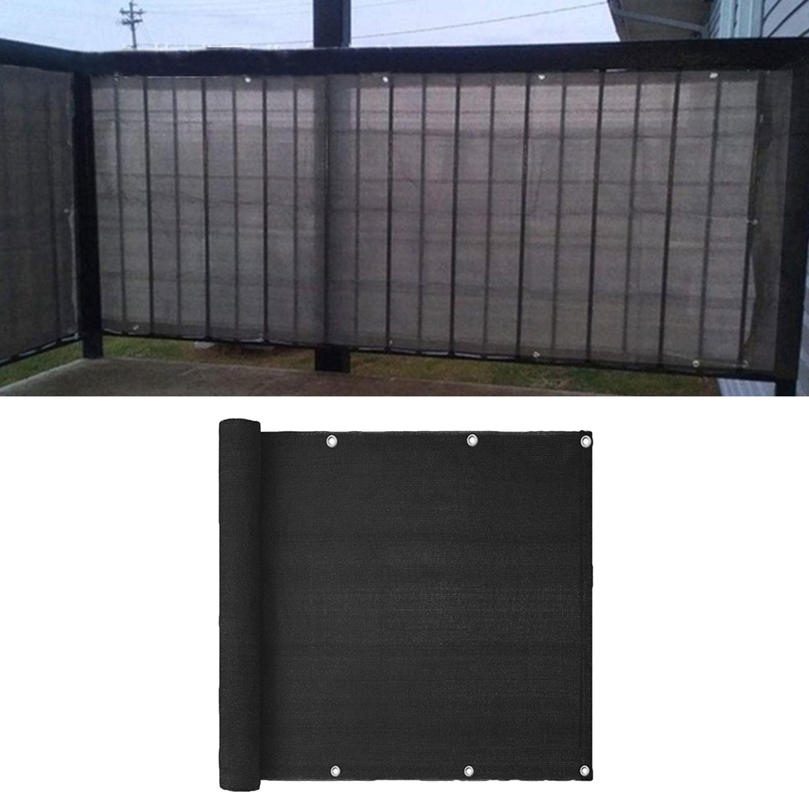 Commercial Fence Privacy Screen Windproof Cooling for Balcony Patio Pool