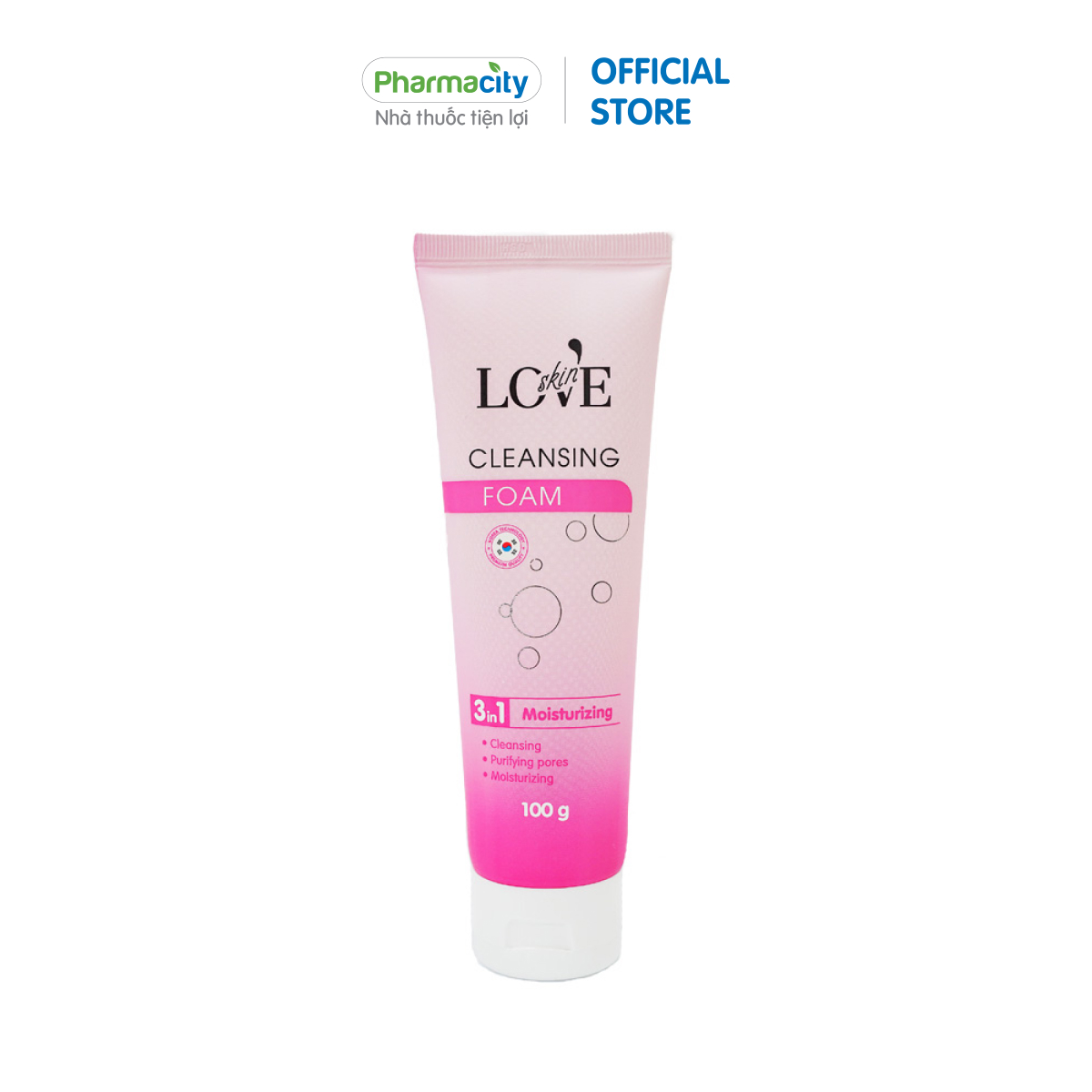 Sữa rửa mặt Love Skin Cleansing Foam Moisturizing (100ml) - Dưỡng ẩm