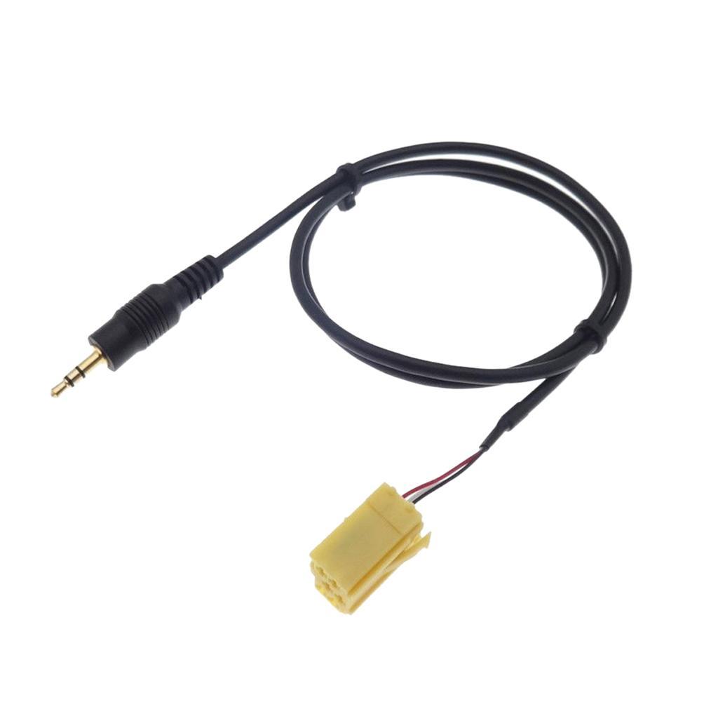 Car 3.5MM Input Adapter Cable Wire for   206 207 307 308